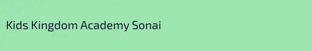 Kids Kingdom Academy Sonai